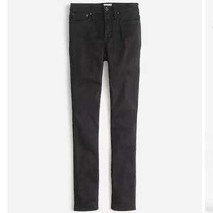J. Crew 9" High-Rise Toothpick - True Black - Size 28T - Like New Condition -